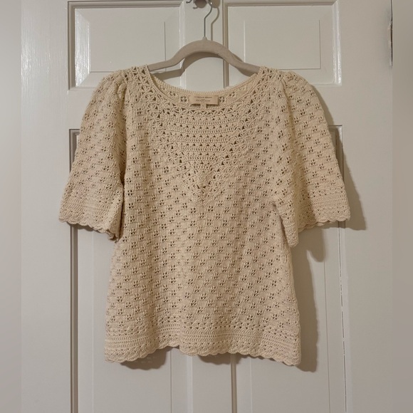 Sezane Lalia Jumper Cream - Size L - Picture 2 of 4